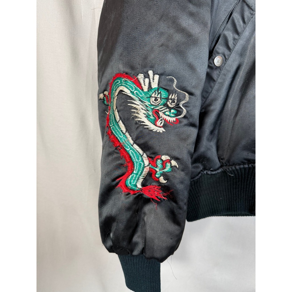Vintage CBGB Punk Bomber Jacket Agnostic Front 7 Seconds Death Before Dishonour - Picture 3 of 4